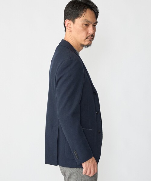 SHIPS（シップス）の「SHIPS:〈FUNCTION〉LANIFICIO ROMA ウールブレンド ネイビー ジャケット（テーラードジャケット・メンズ・ネイビー・X-LARGE/LARGE/MEDIUM/SMALL）」の12枚目の写真