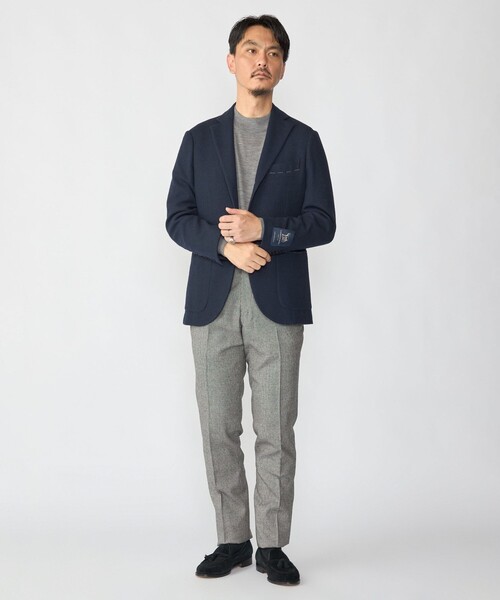 SHIPS（シップス）の「SHIPS:〈FUNCTION〉LANIFICIO ROMA ウールブレンド ネイビー ジャケット（テーラードジャケット・メンズ・ネイビー・X-LARGE/LARGE/MEDIUM/SMALL）」の14枚目の写真
