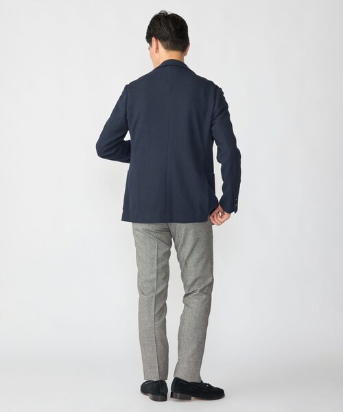 SHIPS（シップス）の「SHIPS:〈FUNCTION〉LANIFICIO ROMA ウールブレンド ネイビー ジャケット（テーラードジャケット・メンズ・ネイビー・X-LARGE/LARGE/MEDIUM/SMALL）」の15枚目の写真