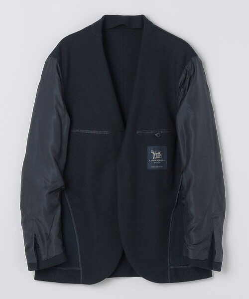 SHIPS（シップス）の「SHIPS:〈FUNCTION〉LANIFICIO ROMA ウールブレンド ネイビー ジャケット（テーラードジャケット・メンズ・ネイビー・X-LARGE/LARGE/MEDIUM/SMALL）」の2枚目の写真