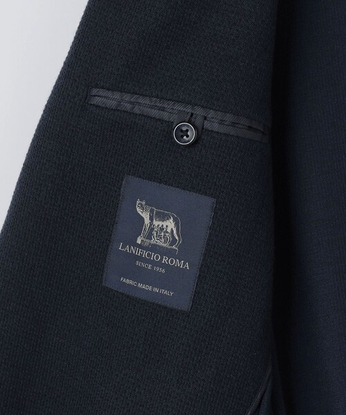 SHIPS（シップス）の「SHIPS:〈FUNCTION〉LANIFICIO ROMA ウールブレンド ネイビー ジャケット（テーラードジャケット・メンズ・ネイビー・X-LARGE/LARGE/MEDIUM/SMALL）」の6枚目の写真