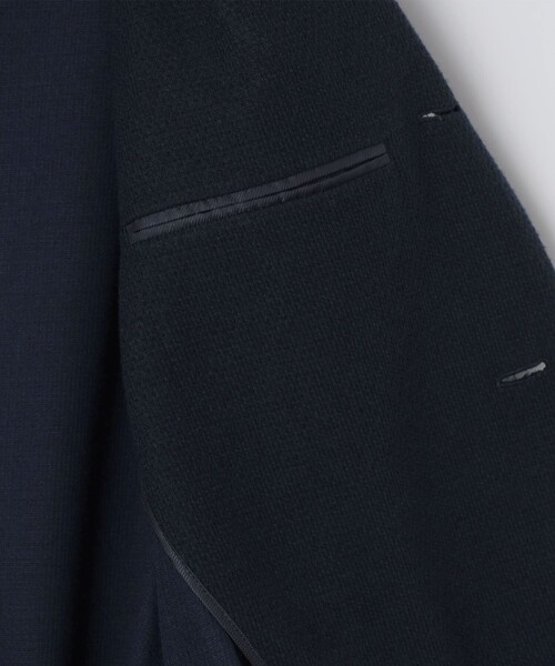 SHIPS（シップス）の「SHIPS:〈FUNCTION〉LANIFICIO ROMA ウールブレンド ネイビー ジャケット（テーラードジャケット・メンズ・ネイビー・X-LARGE/LARGE/MEDIUM/SMALL）」の7枚目の写真