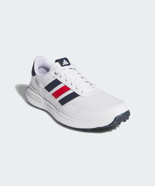 adidas（アディダス）の「S2G 26 レザー スパイクレス ゴルフ / S2G 26 LEATHER SPIKELESS GOLF【adidas Golf/アディダスゴルフ】（スニーカー・メンズ・ホワイト系その他・24.5cm/25.5cm/26.5cm/27.5cm/28.5cm/25.0cm/26.0cm/27.0cm/28.0cm/29.0cm）」の2枚目の写真