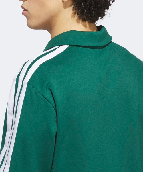 adidas（アディダス）の「スリーストライプス 長袖シャツ【adidas Golf/アディダスゴルフ】（ポロシャツ・メンズ・グリーン・XX-LARGE/LARGE/MEDIUM/SMALL/X-LARGE）」の4枚目の写真
