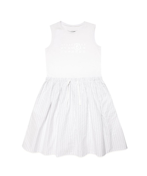 MM6 Maison Margiela(エムエムシックス メゾン マルジェラ)の「MM6 Maison Margiela(エムエムシックス メゾン マルジェラ)Kids & Junior ジップアップブルゾンジャケット(ワンピース・キッズ・ホワイト・4Y)」の3枚目の写真