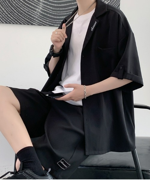 REBALANCE（リバランス）の「メンズ 半袖シャツ＆ショートパンツ セットアップ（シャツ/ブラウス・メンズ・A/B・X-LARGE/LARGE/MEDIUM）」の3枚目の写真