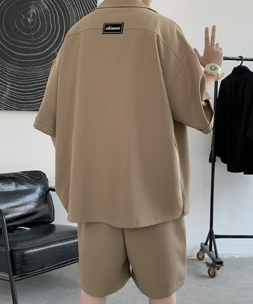 REBALANCE（リバランス）の「メンズ 半袖シャツ＆ショートパンツ セットアップ（シャツ/ブラウス・メンズ・A/B・X-LARGE/LARGE/MEDIUM）」の5枚目の写真