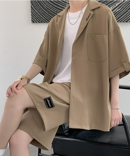 REBALANCE（リバランス）の「メンズ 半袖シャツ＆ショートパンツ セットアップ（シャツ/ブラウス・メンズ・A/B・X-LARGE/LARGE/MEDIUM）」の7枚目の写真