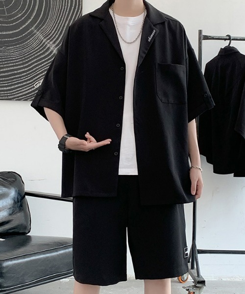 REBALANCE（リバランス）の「メンズ 半袖シャツ＆ショートパンツ セットアップ（シャツ/ブラウス・メンズ・A/B・X-LARGE/LARGE/MEDIUM）」の10枚目の写真