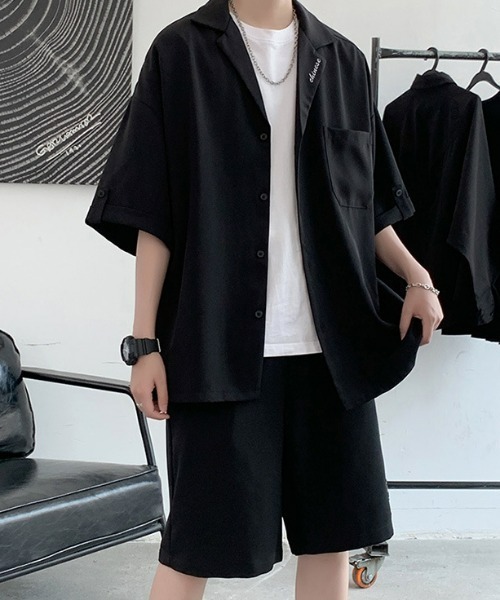 REBALANCE（リバランス）の「メンズ 半袖シャツ＆ショートパンツ セットアップ（シャツ/ブラウス・メンズ・A/B・X-LARGE/LARGE/MEDIUM）」の12枚目の写真