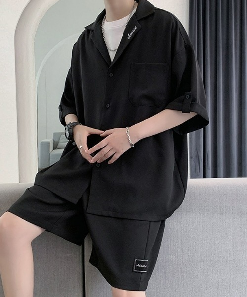 REBALANCE（リバランス）の「メンズ 半袖シャツ＆ショートパンツ セットアップ（シャツ/ブラウス・メンズ・A/B・X-LARGE/LARGE/MEDIUM）」の17枚目の写真
