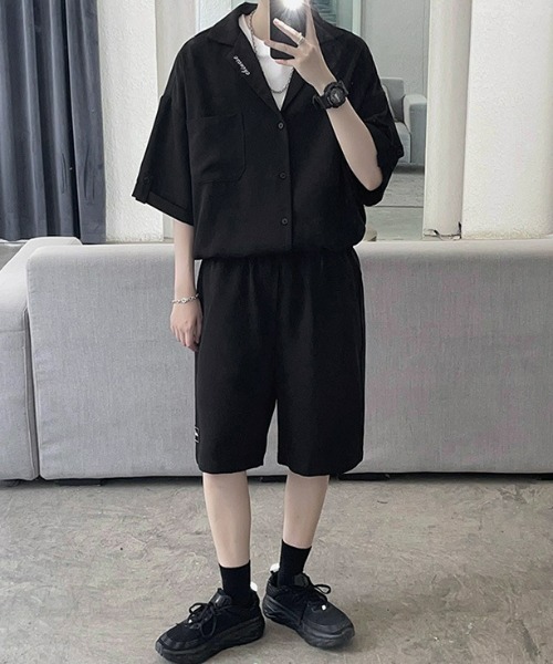 REBALANCE（リバランス）の「メンズ 半袖シャツ＆ショートパンツ セットアップ（シャツ/ブラウス・メンズ・A/B・X-LARGE/LARGE/MEDIUM）」の18枚目の写真