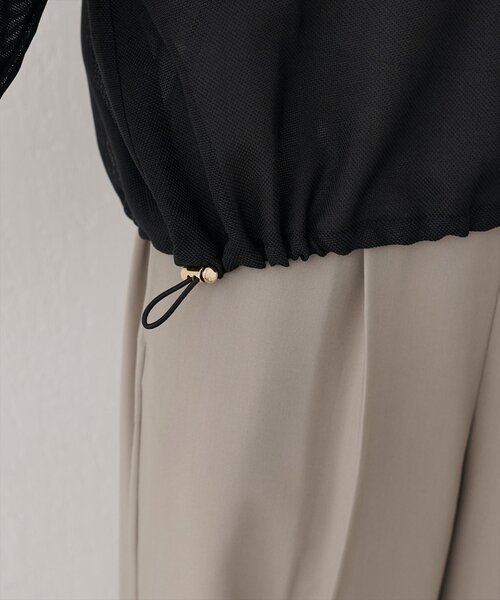 natural couture(ナチュラルクチュール)の「お上品メッシュブルゾン(ブルゾン・レディース・ブラウン/ベージュ/ブラック・FREE)」の16枚目の写真