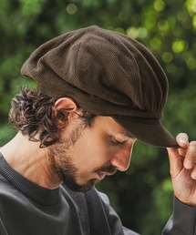 CAMBIO（カンビオ）の「mko13829-Soft Twill Soot Casquette キャスケット(NF-262-BO009)（キャスケット）」