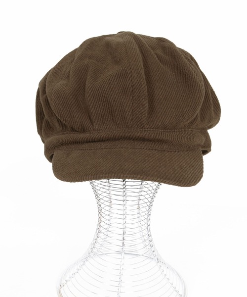 CAMBIO(カンビオ)の「mko13829-Soft Twill Soot Casquette キャスケット(NF-262-BO009)(キャスケット・メンズ・ブラック/ダークブラウン/ダークグレー・FREE)」の11枚目の写真