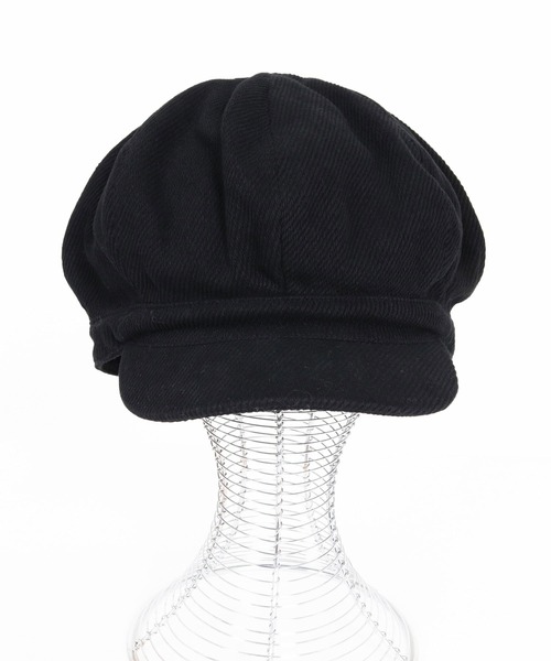 CAMBIO(カンビオ)の「mko13829-Soft Twill Soot Casquette キャスケット(NF-262-BO009)(キャスケット・メンズ・ブラック/ダークブラウン/ダークグレー・FREE)」の13枚目の写真
