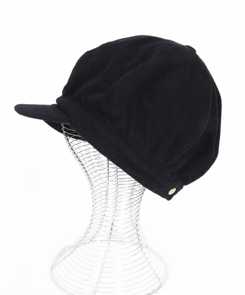 CAMBIO(カンビオ)の「mko13829-Soft Twill Soot Casquette キャスケット(NF-262-BO009)(キャスケット・メンズ・ブラック/ダークブラウン/ダークグレー・FREE)」の14枚目の写真