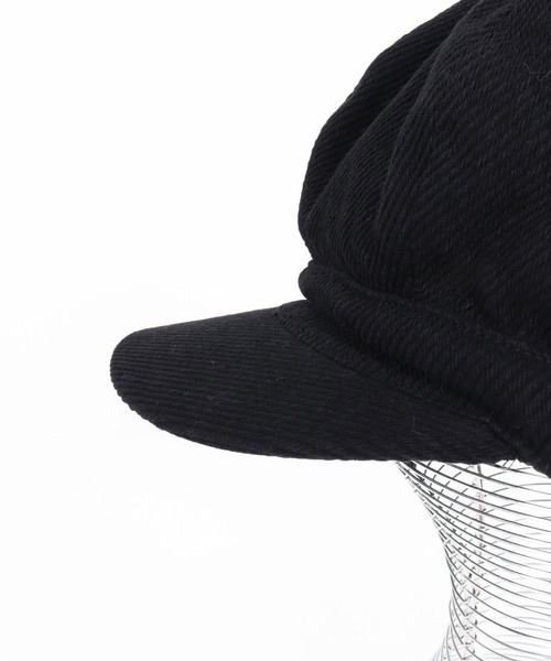 CAMBIO(カンビオ)の「mko13829-Soft Twill Soot Casquette キャスケット(NF-262-BO009)(キャスケット・メンズ・ブラック/ダークブラウン/ダークグレー・FREE)」の15枚目の写真