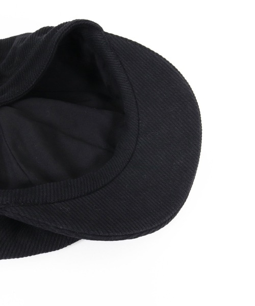 CAMBIO(カンビオ)の「mko13829-Soft Twill Soot Casquette キャスケット(NF-262-BO009)(キャスケット・メンズ・ブラック/ダークブラウン/ダークグレー・FREE)」の19枚目の写真