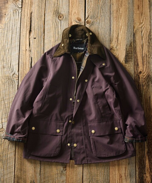 Barbour(バブアー)の「Barbour/バブアー 別注 BEDALE OS Sleeve(ブルゾン・メンズ・グレー/オリーブ/ブラウン/ベージュ/ブラック/ワインレッド・40/38/42)」の6枚目の写真