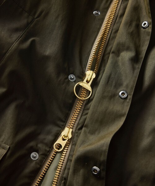 Barbour(バブアー)の「Barbour/バブアー 別注 BEDALE OS Sleeve(ブルゾン・メンズ・グレー/オリーブ/ブラウン/ベージュ/ブラック/ワインレッド・40/38/42)」の21枚目の写真