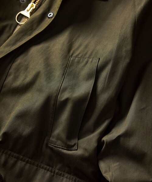 Barbour(バブアー)の「Barbour/バブアー 別注 BEDALE OS Sleeve(ブルゾン・メンズ・グレー/オリーブ/ブラウン/ベージュ/ブラック/ワインレッド・40/38/42)」の11枚目の写真