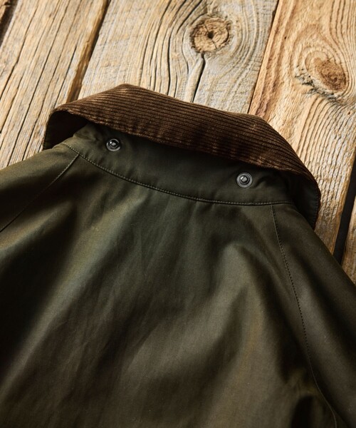 Barbour(バブアー)の「Barbour/バブアー 別注 BEDALE OS Sleeve(ブルゾン・メンズ・グレー/オリーブ/ブラウン/ベージュ/ブラック/ワインレッド・40/38/42)」の8枚目の写真