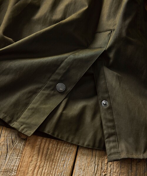 Barbour(バブアー)の「Barbour/バブアー 別注 BEDALE OS Sleeve(ブルゾン・メンズ・グレー/オリーブ/ブラウン/ベージュ/ブラック/ワインレッド・40/38/42)」の10枚目の写真