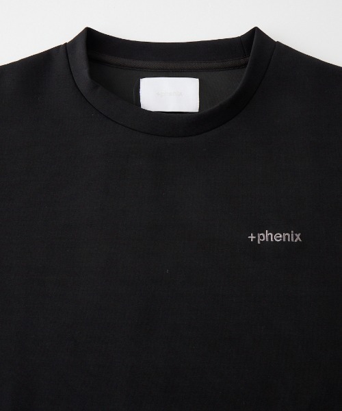+phenix（プラスフェニックス）の「[＋phenix/プラスフェニックス] 別注 ダンボールニット サイドジップスウェット（スウェット・レディース・ブラック/チャコール・L/M/XL）」の5枚目の写真