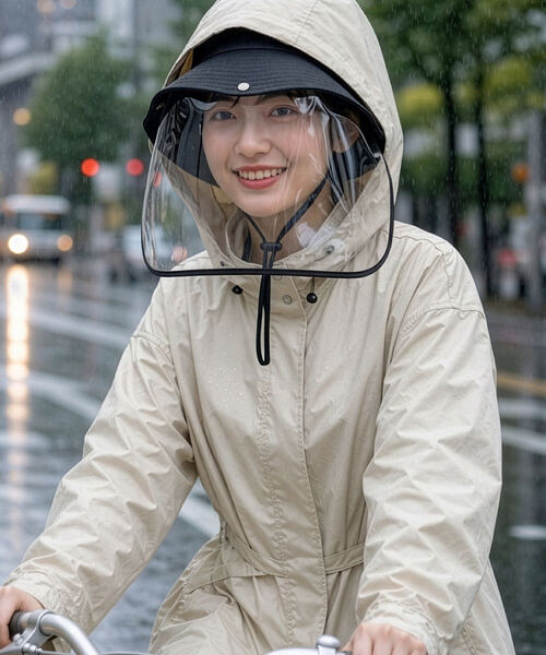セール】接触冷感キャペリンハット 深め つば広ハット【完全遮光100
