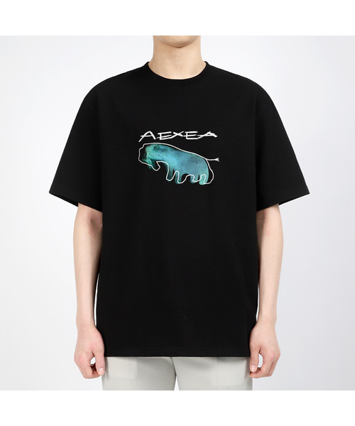 AEXEA(アクシー)の「オリエンタル 半袖Tシャツ E05BRD_ABX10278(Tシャツ/カットソー・メンズ・ブラック/グレー系その他/ブルー/ホワイト・XL/M/S/L)」の3枚目の写真