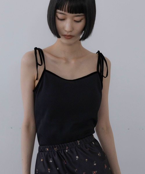 LOWRYS FARM(ローリーズファーム)の「リボンツキカップキャミ 1067152(キャミソール・レディース・ホワイト/アイボリー/ブラック・FREE)」の5枚目の写真
