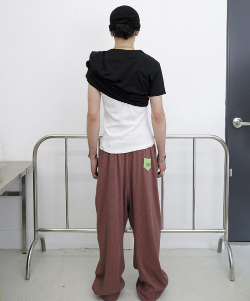MOSQUITO MURDERERS（モスキートマーダラーズ）の「Pocket WIDE PANTS -Navy/Coral（その他パンツ・メンズ・その他・FREE）」の2枚目の写真