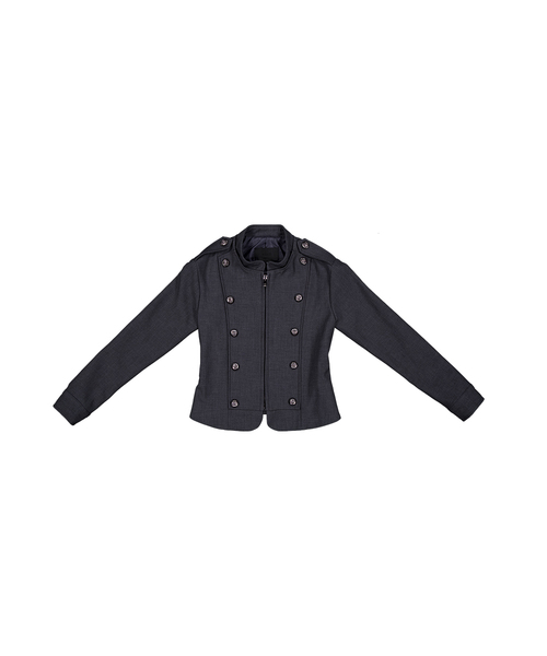 WAVEGIRL(ウェーブガール)の「Crown Jacket(2色)(その他アウター・レディース・ダークグレー/ブラック・MEDIUM/SMALL)」の1枚目の写真