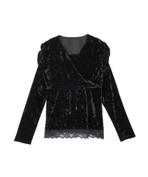 Ameri(�A����)��VELOUR LAYERED CUT TOP(T�V���c/�J�b�g�\�[)