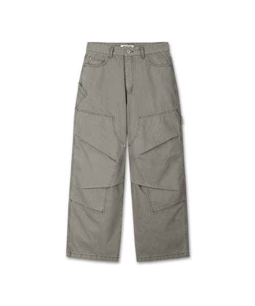9999ARCHIVE(9999アーカイブ)の「Vintage Rugged Grain Double-Knee Pants(その他パンツ・メンズ・カーキ・1/3/2)」の2枚目の写真