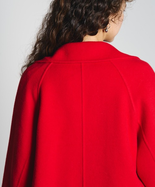 ROSE BUD(ローズバッド)の「WIDE TAILORED COAT(ダウンジャケット/コート・レディース・ネイビー/レッド・ONE SIZE)」の10枚目の写真