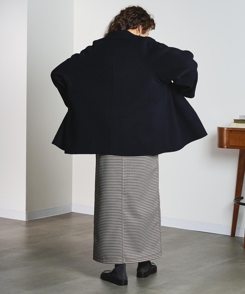 ROSE BUD(ローズバッド)の「WIDE TAILORED COAT(ダウンジャケット/コート・レディース・ネイビー/レッド・ONE SIZE)」の19枚目の写真