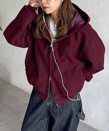【U.S. POLO ASSN.】メルトンジップパーカー