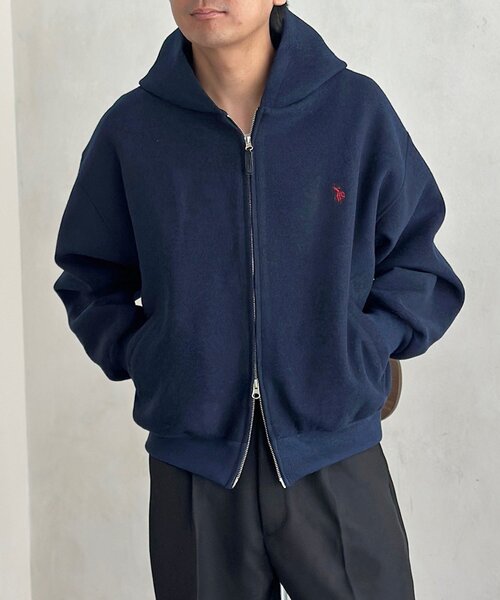 U.S. POLO ASSN.(ユーエスポロアッスン)の「【U.S. POLO ASSN.】メルトンジップパーカー(ブルゾン・メンズ・グレー/バーガンディー/ネイビー・MEDIUM/LARGE)」の13枚目の写真