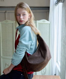 Becoming Suede Bag _ Brown