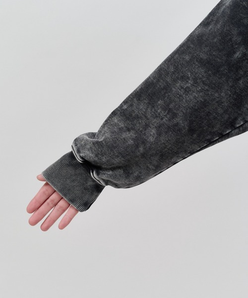 Lui's(ルイス)の「ROUND SWEAT ZIP HOODIE(パーカー・メンズ・グレー/ブラック・S/M)」の19枚目の写真