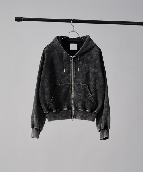 Lui's(ルイス)の「ROUND SWEAT ZIP HOODIE(パーカー・メンズ・グレー/ブラック・S/M)」の16枚目の写真