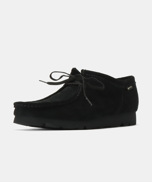 Clarks(クラークス)の「Clarks Wallabee GTX 26179251(モカシン/デッキシューズ・メンズ・ブラック・90/85/80/75/70/65)」の2枚目の写真