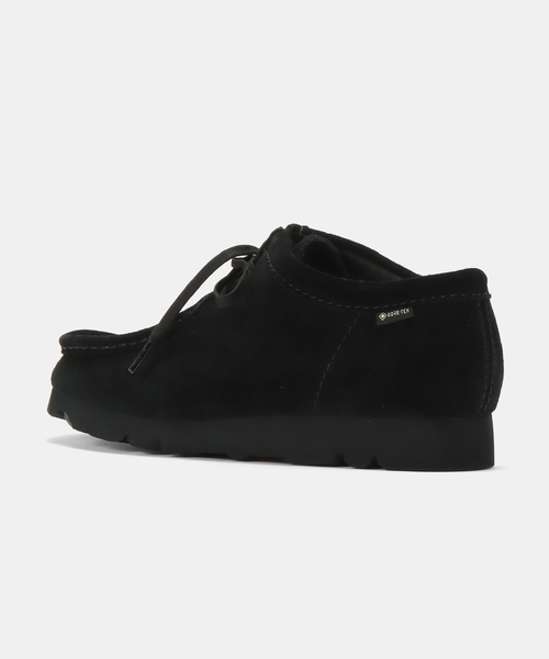 Clarks(クラークス)の「Clarks Wallabee GTX 26179251(モカシン/デッキシューズ・メンズ・ブラック・90/85/80/75/70/65)」の3枚目の写真