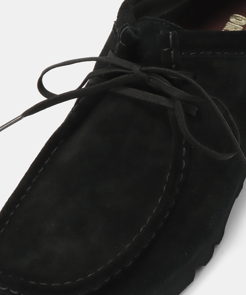 Clarks(クラークス)の「Clarks Wallabee GTX 26179251(モカシン/デッキシューズ・メンズ・ブラック・90/85/80/75/70/65)」の6枚目の写真