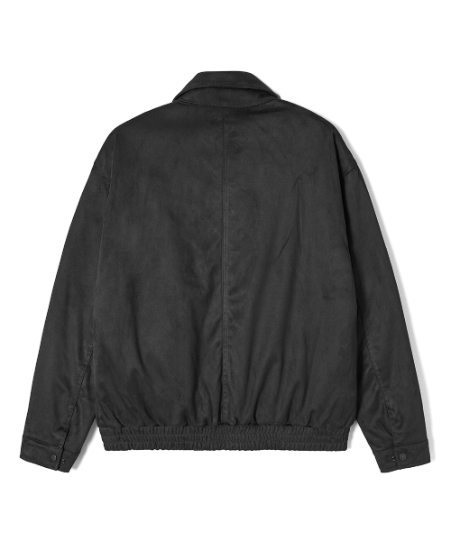 ADHOC(アドホック)の「メンズ フェイクスエード ジャンパー (BLACK) (HCAUJA1)(ライダースジャケット・メンズ・その他・100/95/105)」の2枚目の写真