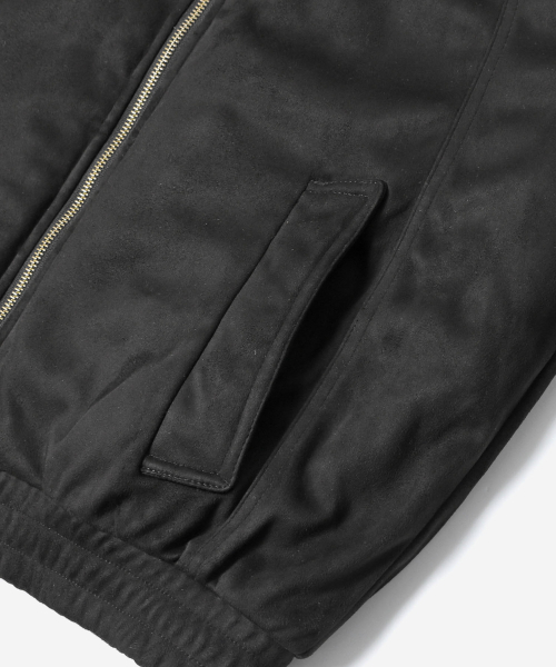 ADHOC(アドホック)の「メンズ フェイクスエード ジャンパー (BLACK) (HCAUJA1)(ライダースジャケット・メンズ・その他・100/95/105)」の4枚目の写真