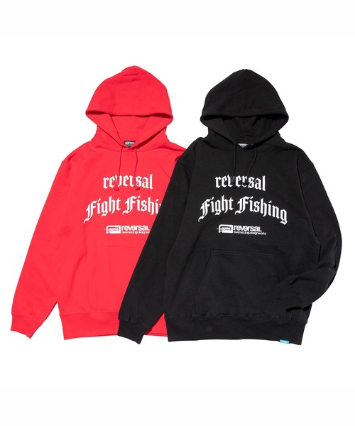 reversal.dogi.design.works(リバーサル・ドーギ・デザイン・ワークス)の「<reversal/リバーサル>FF HOODIE(パーカー・メンズ・ブラック/レッド・M/L/XL)」の17枚目の写真