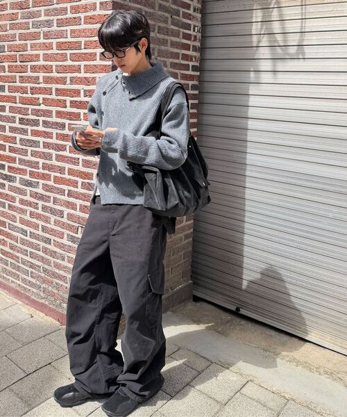 MISEKISEOUL MEN(ミセキソウルメンズ)の「ビッグポケットパラシュートパンツ ブラック(その他パンツ・メンズ・その他・1/2/3)」の8枚目の写真